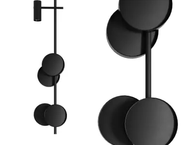 TYPOGRAPHY CILON PENDANT Ceiling lamp By Rakumba Low-poly 3D model