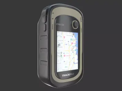 Handheld GPS Navigator 3D model