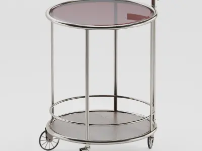 BAUGHMAN BAR CART FROM COVET PARIS 3D model