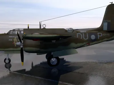 Douglas Havoc Mk-2  -  RAAF 3D model