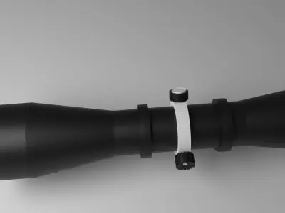 sniper scope Free low-poly 3D model