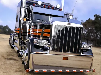 Peterbilt 389 American Edition JD 3D model