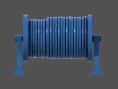 Naval hose reels - Commercial license - 1-200 scale 3D print model