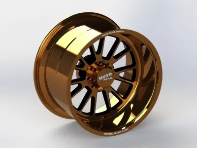 MOTO METAL-MO401 Rim 3D model