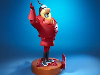 Red Max - The Wacky Races 3D print model