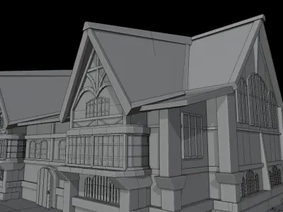 Medieval Low-poly 3D model