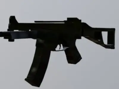 Ump gun 3d model 3D model