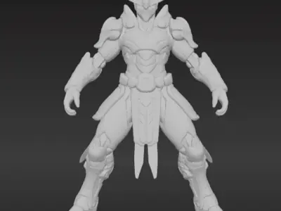 Cyber samurais A 3D model