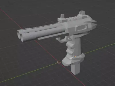 Rhino-double-pistol gun 3D model