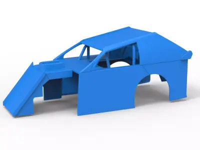 Shell of Mod Lite Race car Scale 1 to 25 3D print model