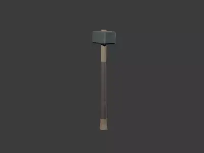 Low poly Hammer Low-poly 3D model purchase
