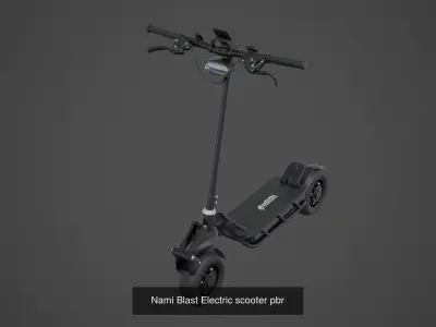 4 Electric Scooter with pbr Texture 3D Model Pack purchase