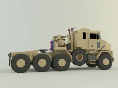 OSHKOSH M1070 military vehicle 3D model
