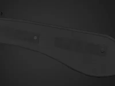Machete v2 Low-poly 3D model