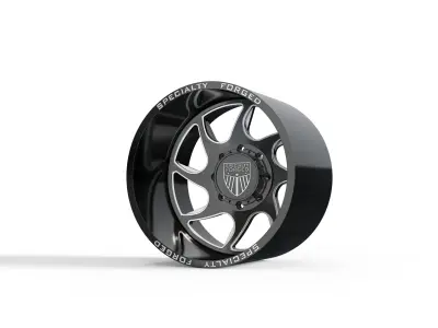 REAR SPECIALITY FORGED D032 WHEEL 3D MODEL 3D model
