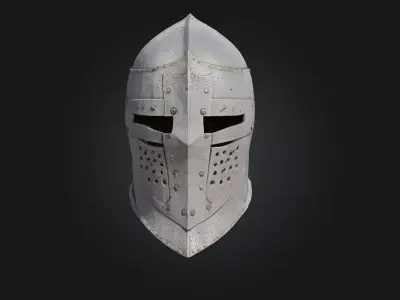 Steel Sentinel  Unbreakable Resolve Cast in Cold Steel 3D model