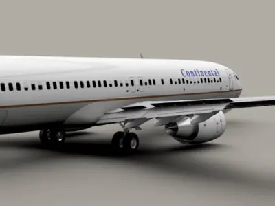 Boeing 737-900 Continental Airlines 3D model