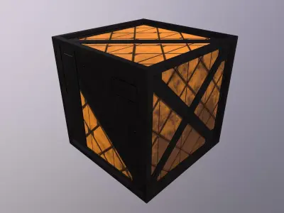 Box Valorant 2 Low-poly 3D model
