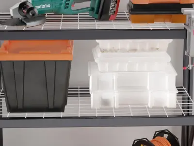 Garage Tools Set 3D model