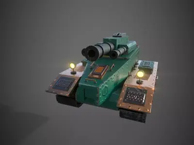 Only obg File Low-poly 3D model