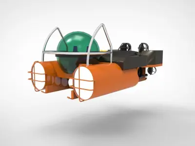 Research submersible 3D model