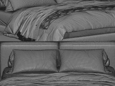 Alivar Echo Bed 3D model purchase