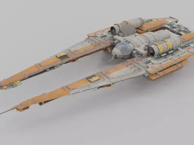 U-Wing Vehicle 3D model