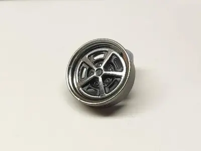 3d Printable Chevy SS vintage wheels - Hi poly 3D print model