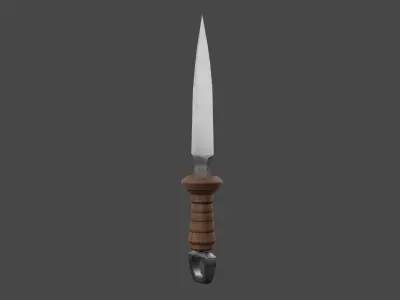 Knife Low-poly 3D model by seyit-a-yavuz55