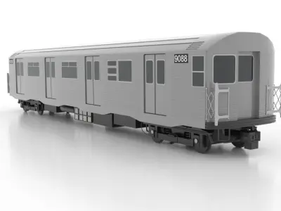 Budd R32 1964 Low Low-poly 3D model