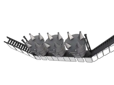 Steel Wine Tanks 3D model buy