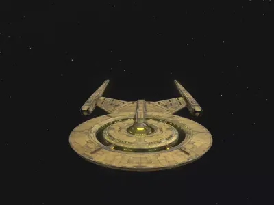 48USS Discovery 3D model