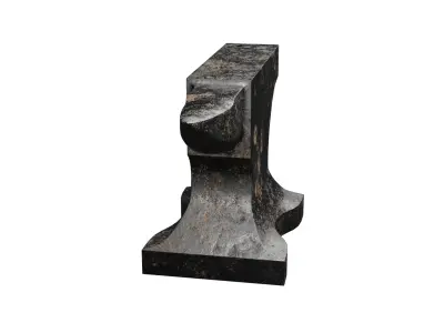 london-pattern-anvil Low-poly 3D model