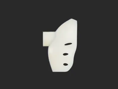 Mascherina-COVID-19 plastic mask Free 3D print model