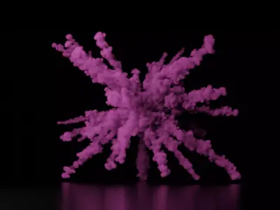 Color-Explosion explosion 3D model