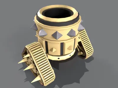 Mortar 3D model purchase