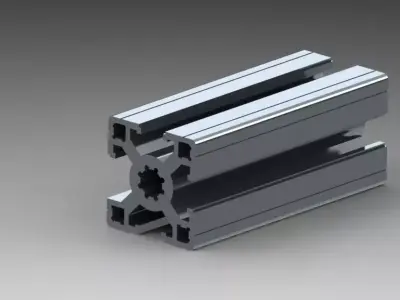 Aluminium profile Free 3D model purchase