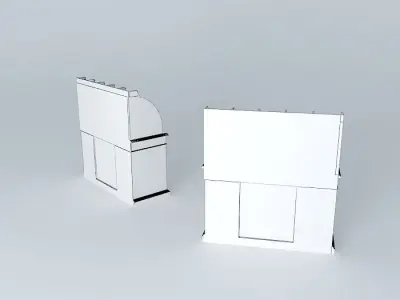 Roll Top Desk Free 3D model