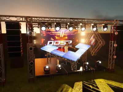 Montaje Fiesta tipo 6 3D model