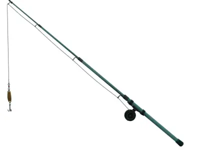Fishing Rod 3D model 4