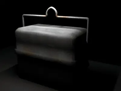 Metal Lunch Box Free low-poly 3D model