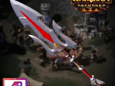 Trident Warcraft 3 Reforged 3D print model