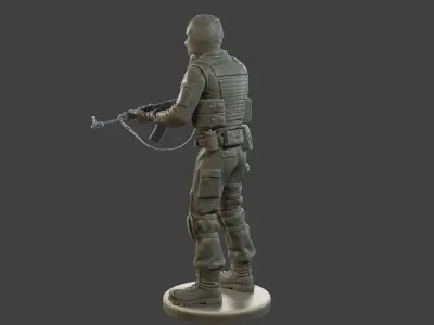 CzechSlovak Police Tactical Unit CPTU2 002 3D print model