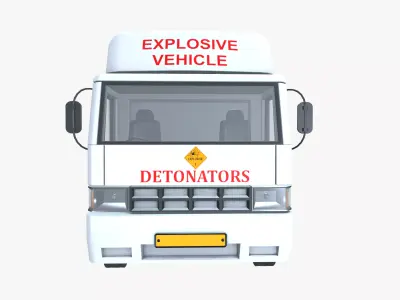 Detonators Vehicle Low-poly 3D model