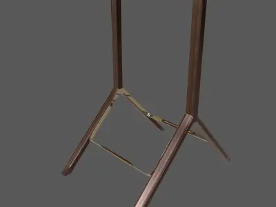 Coat Hanger 3D model Low-poly 3D model