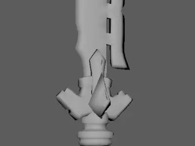 Stylised Razor Low-poly 3D model