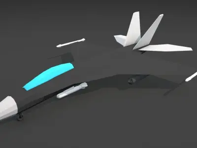 Low Poly Aircraft Pack Free low-poly 3D model