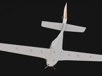Grob G 120TP Low-poly 3D model