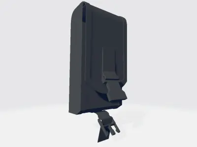 Plexus Big Left Pouche Bag Low-poly 3D model