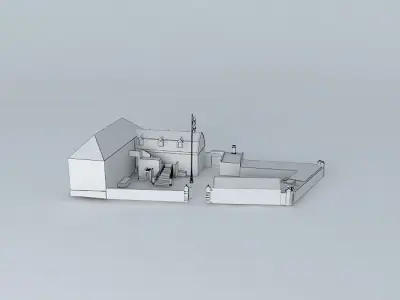 Danish West India Company Warehouse USVI 3D model